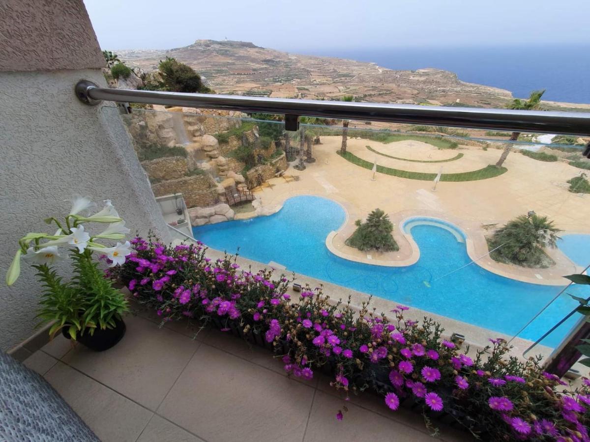 Sunset Holiday Apartment With Communal Pool + Views Ghajn Melel Экстерьер фото